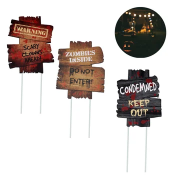 3 pcs Graveyard Style Creative Halloween Stakes Guideboard Outdoor Decoration for Garden Yard Lawn
3 pcs Graveyard Style Creative Halloween Stakes Guideboard Outdoor Decoration for Garden Yard Lawn