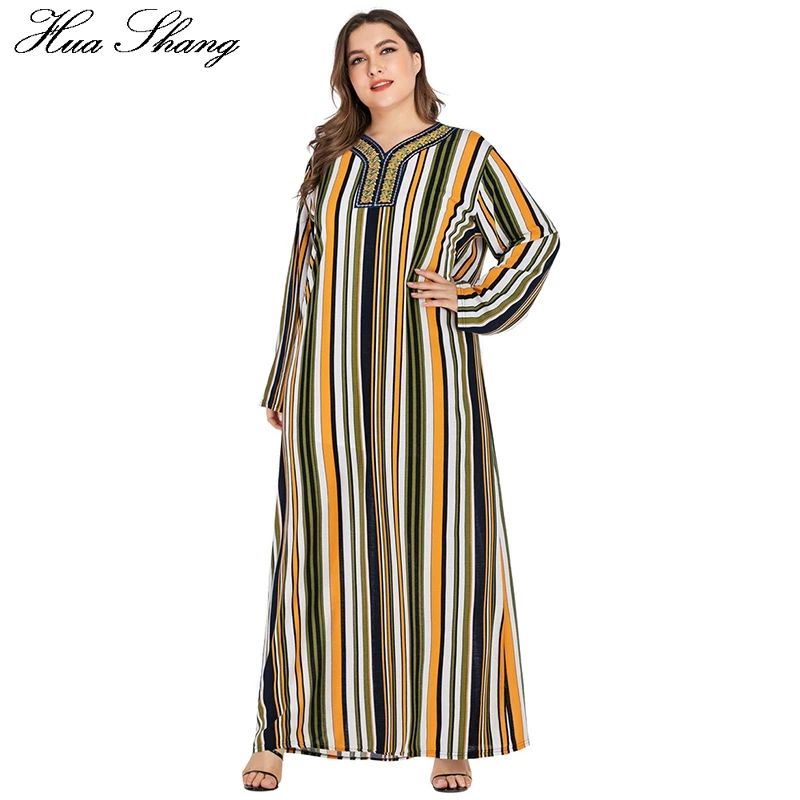 Loose Oversized Maxi Long Dress Women Summer Embroidery V Neck Long Sleeve Striped Long Dress Plus Size Tunic Beach Dresses
Loose Oversized Maxi Long Dress Women Summer Embroidery V Neck Long Sleeve Striped Long Dress Plus Size Tunic Beach Dresses