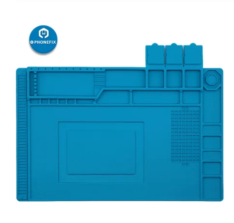 PHONEFIX Anti-heat Protection Thermal Insulation Work Mat for BGA Welding Station BGA Soldering ESD Heat Insulation Working Mat
PHONEFIX Anti-heat Protection Thermal Insulation Work Mat for BGA Welding Station BGA Soldering ESD Heat Insulation Working Mat