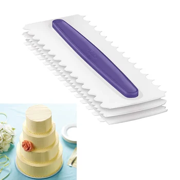 1Pcs Food Grade Plastic Cake Scraper Cake Decorating Comb Fondant Cake Decor Cake Scraper Icing Smoother Baking Tools
1Pcs Food Grade Plastic Cake Scraper Cake Decorating Comb Fondant Cake Decor Cake Scraper Icing Smoother Baking Tools
