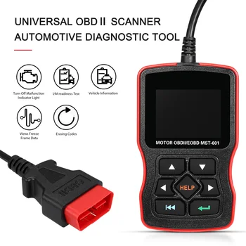 Automotive Diagnostic Tool Universal OBDⅡ Scanner Car Engine Fault Reader Erase/Reset Fault Codes Diagnostic Scanner MST-601
Automotive Diagnostic Tool Universal OBDⅡ Scanner Car Engine Fault Reader Erase/Reset Fault Codes Diagnostic Scanner MST-601