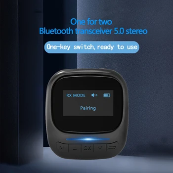 OLED Screen AUX Wireless Adapter B36 2 in 1 Bluetooth Audio Transmitter Receiver Mini Wireless Receiver Transmitter
OLED Screen AUX Wireless Adapter B36 2 in 1 Bluetooth Audio Transmitter Receiver Mini Wireless Receiver Transmitter