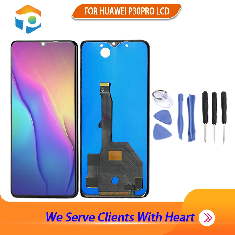 YWEWBJH Лучший OEM для HUA WEI P30 Pro Сенсорный экран дигитайзер дисплей Hua Wei замена экрана TFT|Экраны мобильных