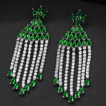 Zlxgirl bridal jewelry luxury Brand Cubic Zircon Stud Earring for wedding perfect High End copper bridal Ears piercing jewelry
Zlxgirl bridal jewelry luxury Brand Cubic Zircon Stud Earring for wedding perfect High End copper bridal Ears piercing jewelry