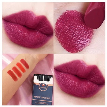 4 Colors Lip Stick Makeup Waterproof Matte Lasting Purple Nude Red Orange Small Smoke Tube Cigarette Lipstick Set
4 Colors Lip Stick Makeup Waterproof Matte Lasting Purple Nude Red Orange Small Smoke Tube Cigarette Lipstick Set