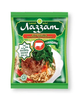 Vermicelli of instant cooking with a taste of beef, in a set of 36 PCs. 
Vermicelli of instant cooking with a taste of beef, in a set of 36 PCs.