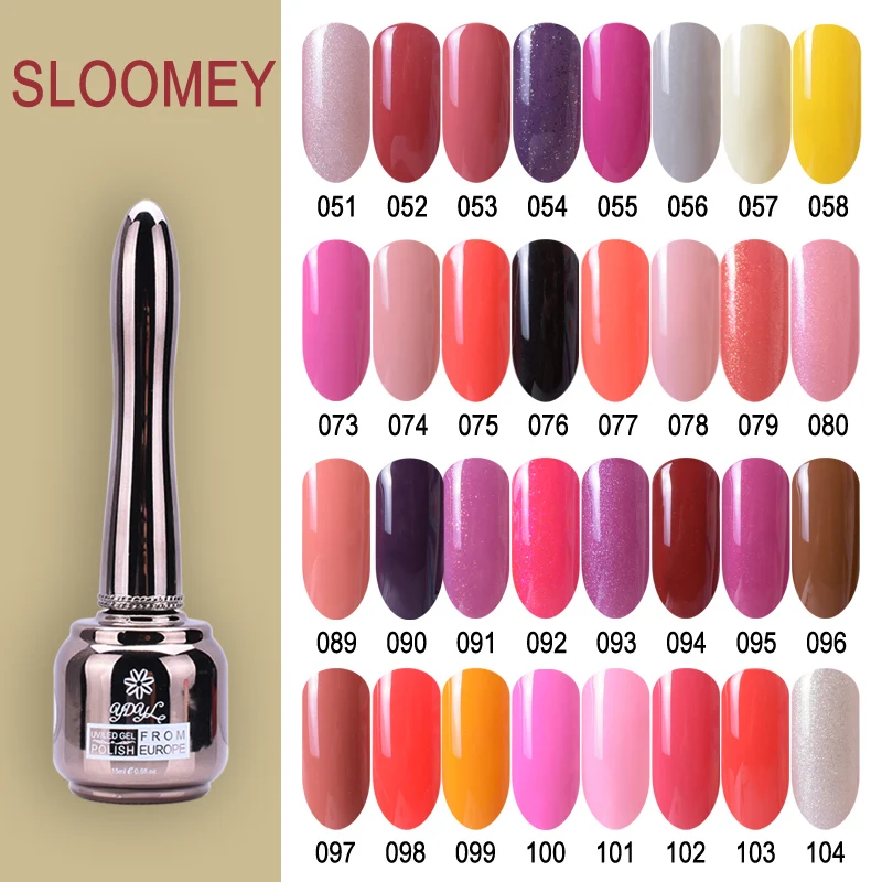 SLOOMEY 15ml Gel Nail Polish Semi Permanent Pure Color Soak Off UV LED Gel Lacquer Base Coat No Wipe Top Coat
SLOOMEY 15ml Gel Nail Polish Semi Permanent Pure Color Soak Off UV LED Gel Lacquer Base Coat No Wipe Top Coat