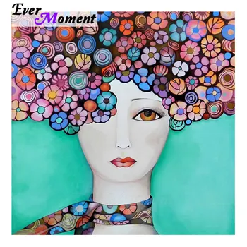 Ever Moment 5D Diamond Painting Full Drill Square Fashion Lady Flower Hair Diamond Embroidery Wall Decor Leisure At Home 5L197
Ever Moment 5D Diamond Painting Full Drill Square Fashion Lady Flower Hair Diamond Embroidery Wall Decor Leisure At Home 5L197