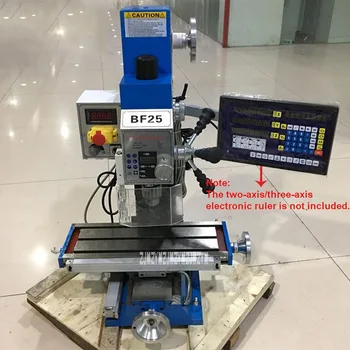 BF25 Drilling Milling Machine Small Industrial Metal Bench Drill Vertical Drill And Milling Machine 220V 1000W MT3 (500x180mm)
BF25 Drilling Milling Machine Small Industrial Metal Bench Drill Vertical Drill And Milling Machine 220V 1000W MT3 (500x180mm)