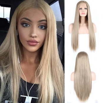Charisma Ash Blonde Wig 150 Full Density Straight Hair Synthetic Lace Front Wig with Natural Hairline Synthetic Wigs for Women
Charisma Ash Blonde Wig 150 Full Density Straight Hair Synthetic Lace Front Wig with Natural Hairline Synthetic Wigs for Women
