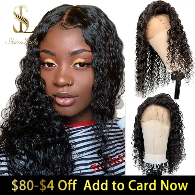 Shineladi Polnye Pariki Shnurka Chelovecheskie Volosy Polnaya Plotnost Vlazhnye I Volnistye Pricheski Brazilskie Volosy Remy Polnye Pariki Shnurka Dlya Afro Amerikanskih Aliekspress