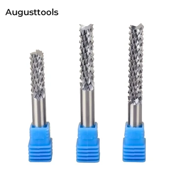 Augusttools Carbide Tungsten PCB Corn teeth Cutter milling bit cnc end mill CNC router bits for Engraving machine 3.175mm 4m 6mm
Augusttools Carbide Tungsten PCB Corn teeth Cutter milling bit cnc end mill CNC router bits for Engraving machine 3.175mm 4m 6mm