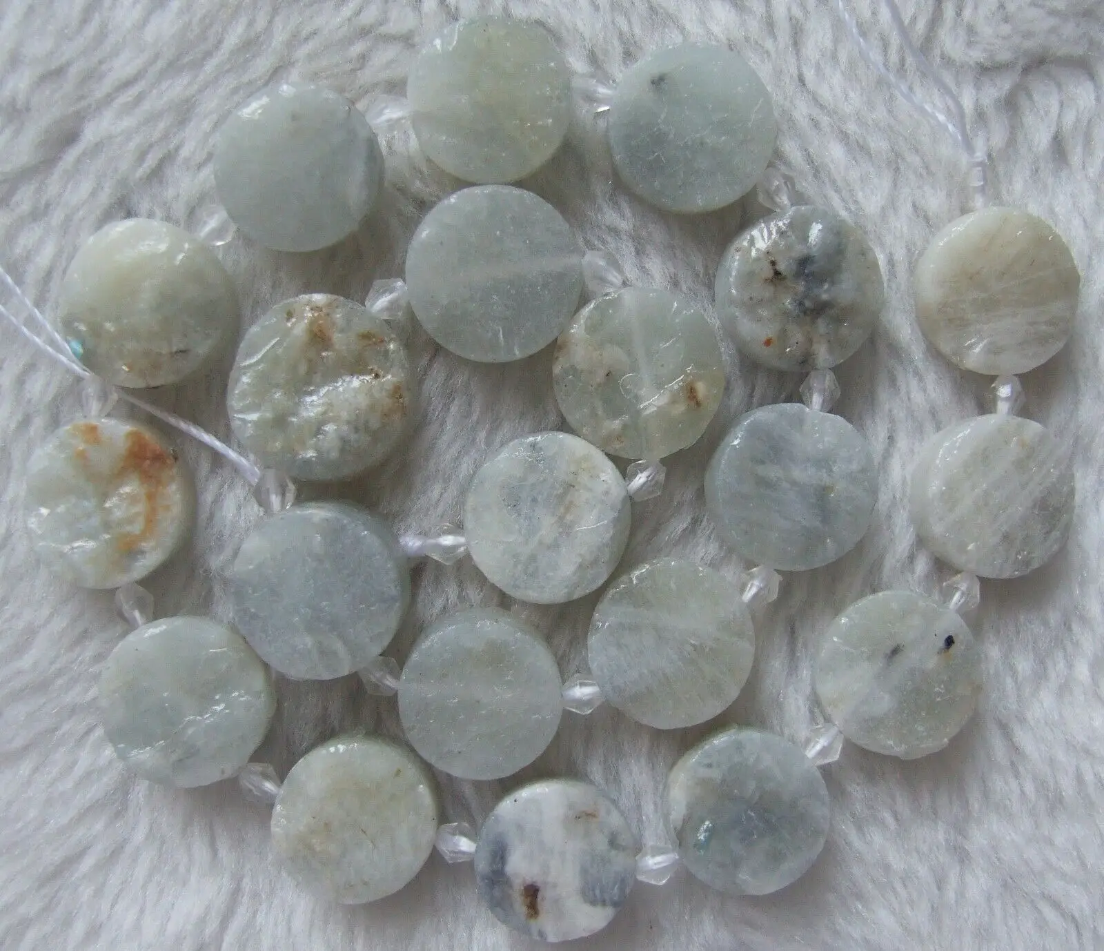 15mm Natural Moonstone Matte Coin Loose Beads 15.5Inch
15mm Natural Moonstone Matte Coin Loose Beads 15.5Inch