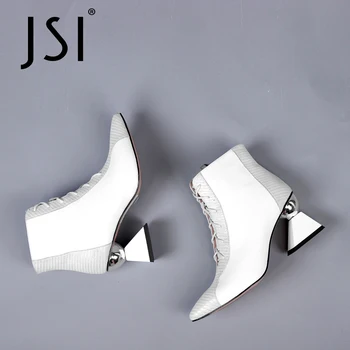 JSI Ankle Boots Woman Winter genuine Leather Cross-tied pointed Toe Short Boots Ladies Patchwork High stange Heel Boots C767
JSI Ankle Boots Woman Winter genuine Leather Cross-tied pointed Toe Short Boots Ladies Patchwork High stange Heel Boots C767