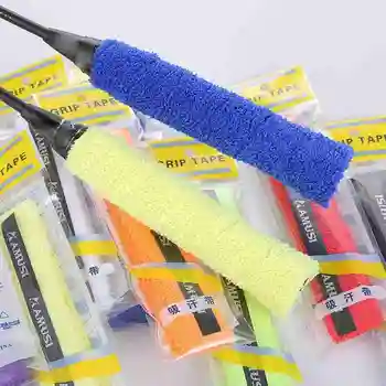 1pc Anti-slip Badminton Racket Towel Grip Sweatband Overgrip Jump Rope Slingshot Sweat Band Sports Accesorios 
1pc Anti-slip Badminton Racket Towel Grip Sweatband Overgrip Jump Rope Slingshot Sweat Band Sports Accesorios