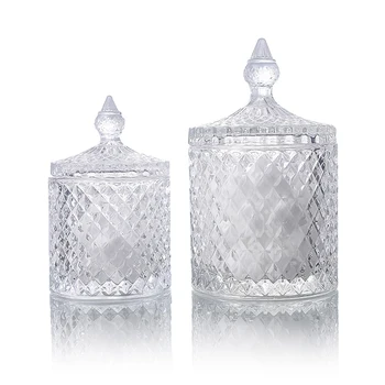 Colorful Roman Style Jar Crystal Glass Covered Storage Jar Sugar Box Jewelry Jar Candy Jar Home Decoration FAS6
Colorful Roman Style Jar Crystal Glass Covered Storage Jar Sugar Box Jewelry Jar Candy Jar Home Decoration FAS6
