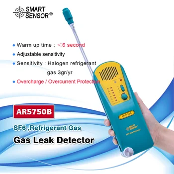 SMART SENSOR Gas Detector Leak Detection By Halogen+SF6 Refrigerant Gas+Freon Sulfur Hexafluoride+Exhaust Gas Analysis Alarm
SMART SENSOR Gas Detector Leak Detection By Halogen+SF6 Refrigerant Gas+Freon Sulfur Hexafluoride+Exhaust Gas Analysis Alarm