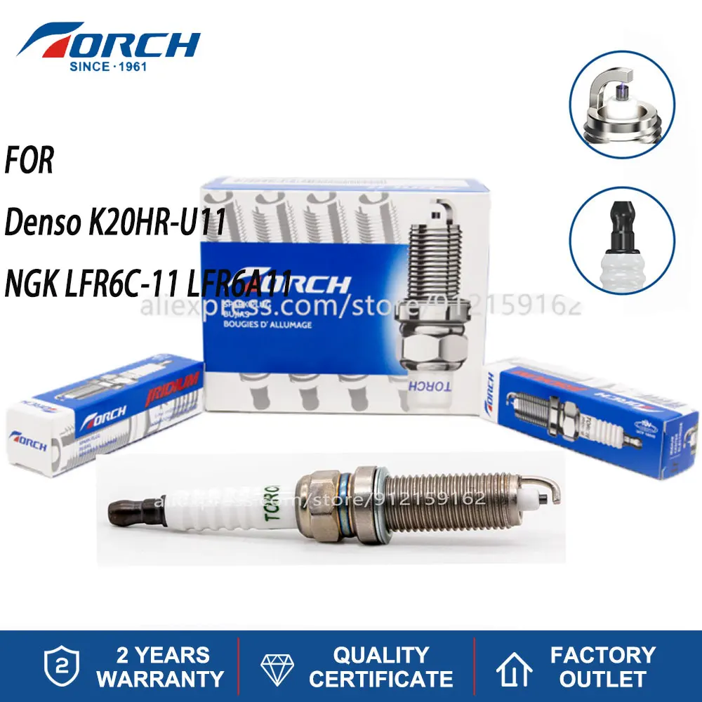 Auto Spark Plug KH5RTC3-11 Compatible with Candle LFR6C LFR5A LFR6A11 Denso K20HR IKH16 K16HPR FR8ME Ignition System
Auto Spark Plug KH5RTC3-11 Compatible with Candle LFR6C LFR5A LFR6A11 Denso K20HR IKH16 K16HPR FR8ME Ignition System