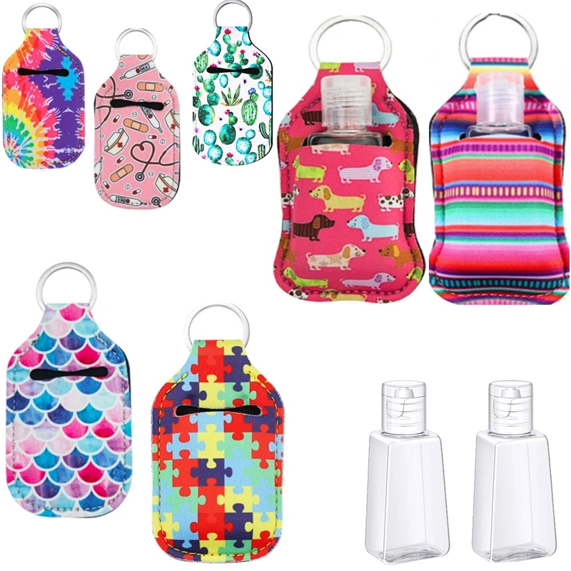 2set Fashion Gift Hand Sanitizer Keychain Holder Travel Bottle Refillable Containers 30ml Flip Cap Reusable Bottles Party Favors
2set Fashion Gift Hand Sanitizer Keychain Holder Travel Bottle Refillable Containers 30ml Flip Cap Reusable Bottles Party Favors