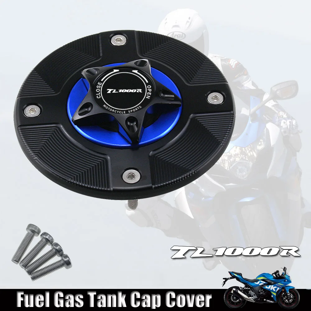 Motorcycle Fuel Gas Cap Petrol Tank Cover CNC Quick Release Cover for Suzuki TL1000R TL 1000R TL1000 R 1998-2003
Motorcycle Fuel Gas Cap Petrol Tank Cover CNC Quick Release Cover for Suzuki TL1000R TL 1000R TL1000 R 1998-2003