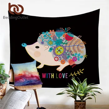 BeddingOutlet Hedgehog Wall Hanging Rainbow Tapestry Floral Cartoon Wall Carpet Unicorn Animal Bedspreads Tapisserie 150x200cm
BeddingOutlet Hedgehog Wall Hanging Rainbow Tapestry Floral Cartoon Wall Carpet Unicorn Animal Bedspreads Tapisserie 150x200cm
