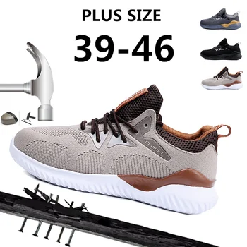 JINTOHO Breathable Plus Size Men's Outdoor Steel Toe Industrial & Construction Work Boots Shoes Men Puncture Proof Safety Shoes
JINTOHO Breathable Plus Size Men's Outdoor Steel Toe Industrial & Construction Work Boots Shoes Men Puncture Proof Safety Shoes