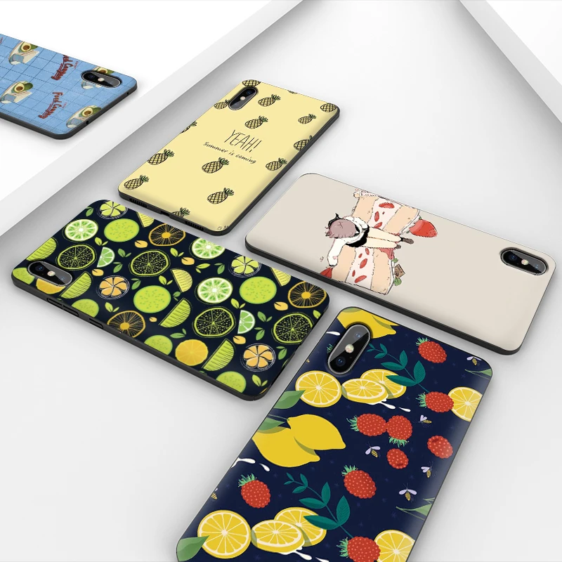 Чехол для телефона с клубничным вареньем и едой iPhone 11 Pro Max X XS XR 8 7 6 5 s Plus