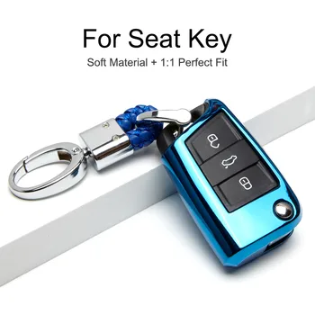 Soft TPU Car Key Case Cover For Seat Arona Toledo Ateca Ibiza Fr Leon Fr Mk3 St 1m Mk2 Mk1 Altea Car Accessories Keyring Styling
Soft TPU Car Key Case Cover For Seat Arona Toledo Ateca Ibiza Fr Leon Fr Mk3 St 1m Mk2 Mk1 Altea Car Accessories Keyring Styling