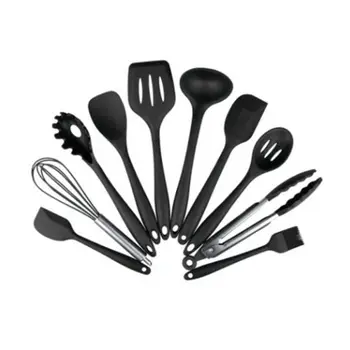 10 Pcs Heat Resistant Silicone Cookware Set Nonstick Cooking Tools Kitchen Baking Tool Kit Utensils Home Kitchen Accessories
10 Pcs Heat Resistant Silicone Cookware Set Nonstick Cooking Tools Kitchen Baking Tool Kit Utensils Home Kitchen Accessories