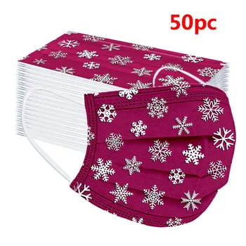 50pc Adult's Christmas Printed Mask Disposable Protective Face Masks Beautiful Fashion Face Mask Masque Mascarilla For Christmas
50pc Adult's Christmas Printed Mask Disposable Protective Face Masks Beautiful Fashion Face Mask Masque Mascarilla For Christmas