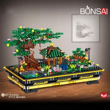 1008pcs Miniature Building Garden Scene 3D Model Building Block DIY Plant Flower Pavilion Pine Tree Bonsai Assembly Toy Brick
1008pcs Miniature Building Garden Scene 3D Model Building Block DIY Plant Flower Pavilion Pine Tree Bonsai Assembly Toy Brick