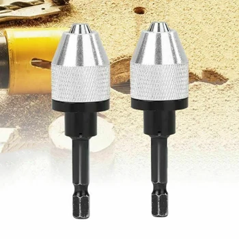 2PCS 1/4" Hex Screwdriver Keyless Chuck Conversion Hex Shank Adapter Drill Bit Quick Change Driver New
2PCS 1/4" Hex Screwdriver Keyless Chuck Conversion Hex Shank Adapter Drill Bit Quick Change Driver New