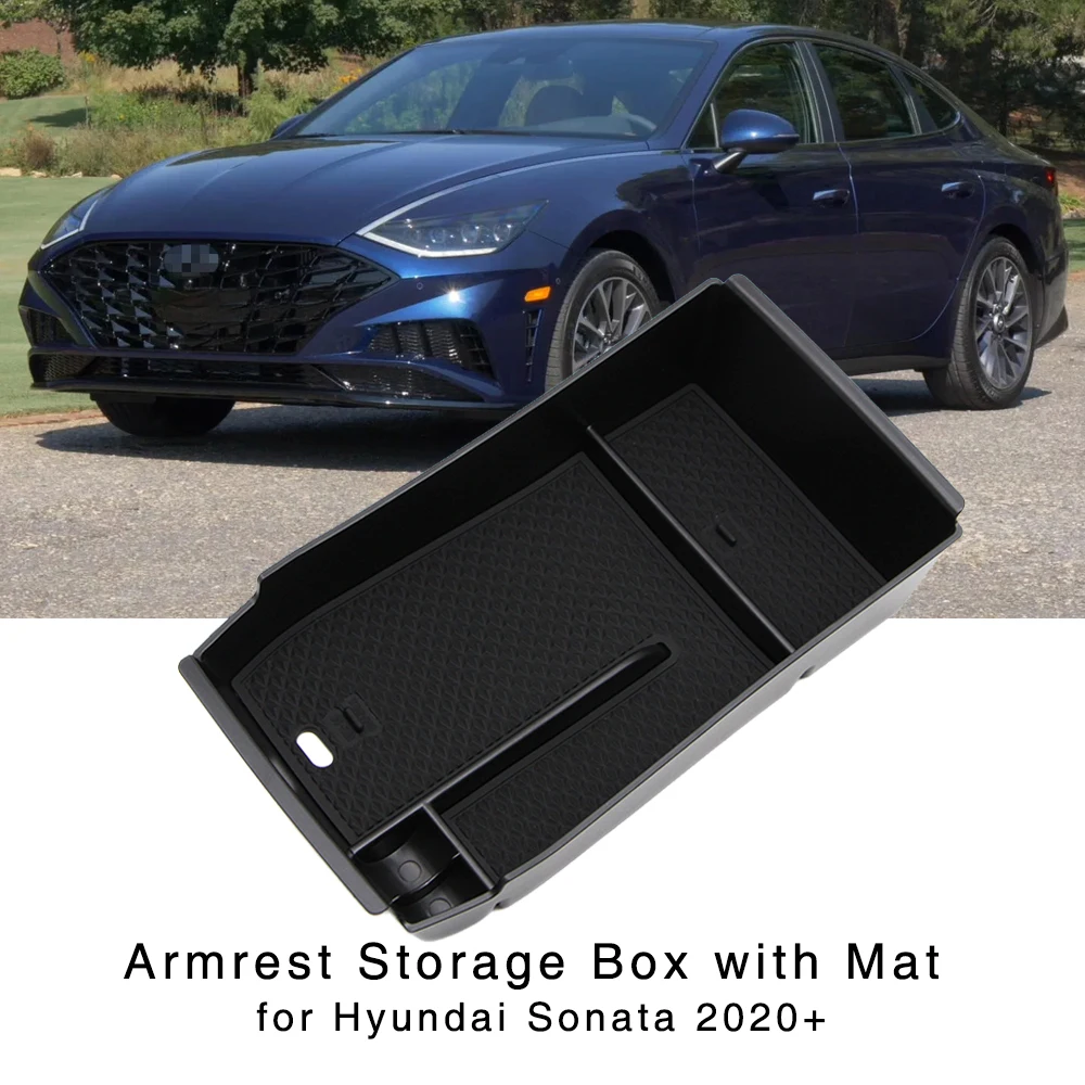 Armrest Storage Box for Hyundai Sonata DN8 2020 2021 Interior Organizer Central Console Glove Holder Tray with Rubber Mat
Armrest Storage Box for Hyundai Sonata DN8 2020 2021 Interior Organizer Central Console Glove Holder Tray with Rubber Mat