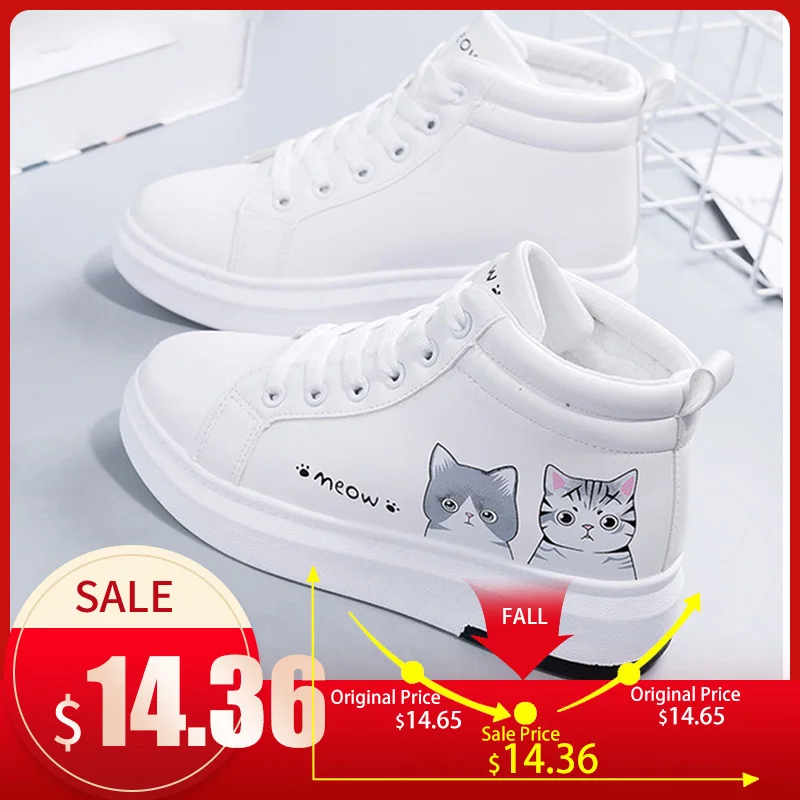 Women Fur Warm Sneakers Animal Lace Up Flat Platform Winter Vulcanized Female High Top Cute Animal Women's Shoes Plush Ladies
Women Fur Warm Sneakers Animal Lace Up Flat Platform Winter Vulcanized Female High Top Cute Animal Women's Shoes Plush Ladies