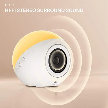 SZS Hot Wake Up Light Alarm Clock, Bluetooth Speaker Table Lamp Kids Alarm Clock for Bedroom, Tap/ Knock to Change Color Lights,
SZS Hot Wake Up Light Alarm Clock, Bluetooth Speaker Table Lamp Kids Alarm Clock for Bedroom, Tap/ Knock to Change Color Lights,