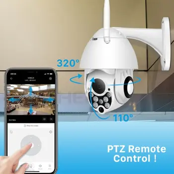 PTZ IP1080P Camera Wifi Outdoor Speed Dome Wireless Wifi Security Camera Pan Tilt 4X Digital Zoom 2MP Network CCTV Surveillance
PTZ IP1080P Camera Wifi Outdoor Speed Dome Wireless Wifi Security Camera Pan Tilt 4X Digital Zoom 2MP Network CCTV Surveillance