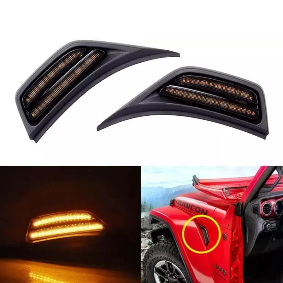 JL1218 1 pair Wheel eye brow lights Front fender light For J eep Wrangler JL2018++ for jeep accessories LANTSUN
JL1218 1 pair Wheel eye brow lights Front fender light For J eep Wrangler JL2018++ for jeep accessories LANTSUN