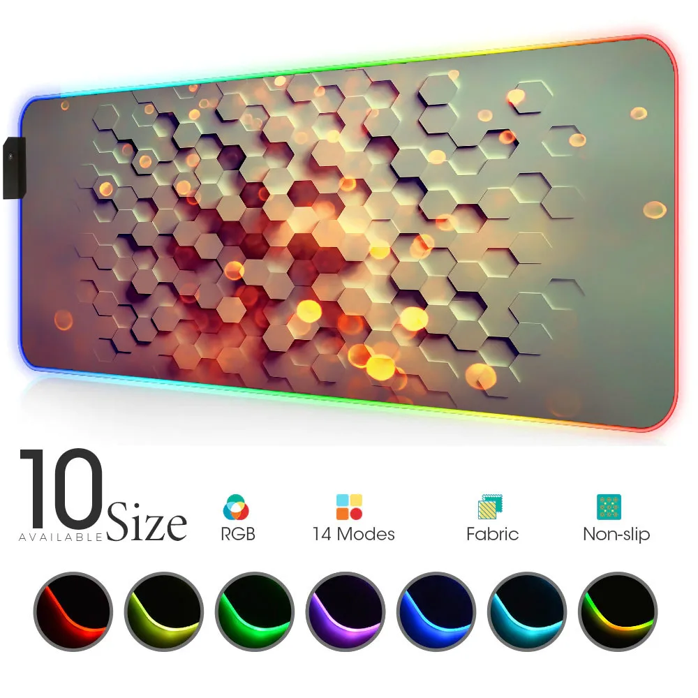 Shiny Rectangle RGB Mouse Pad Gamer Accessories Large LED MousePad Gaming PC Desk Play Mat with Backlit overwatch keyboard pad
Shiny Rectangle RGB Mouse Pad Gamer Accessories Large LED MousePad Gaming PC Desk Play Mat with Backlit overwatch keyboard pad