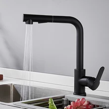 Kitchen Faucet Brass Stainless Steel Hot And Cold Double Control Pull Out Spout Chrome Black Basin Rotation 360 Degree
Kitchen Faucet Brass Stainless Steel Hot And Cold Double Control Pull Out Spout Chrome Black Basin Rotation 360 Degree