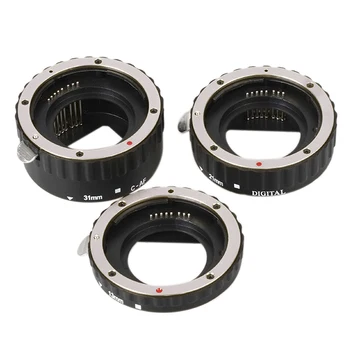 1set Lens Adapter Metal Auto Focus AF Macro Extension Tube Lens Adapter Ring with Bag for Canon EOS
1set Lens Adapter Metal Auto Focus AF Macro Extension Tube Lens Adapter Ring with Bag for Canon EOS
