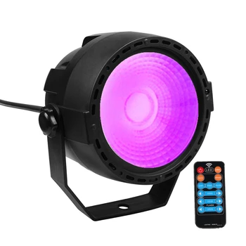 RGB+UV 30W LED COB Par Light With Wireless Remote Control /UV Purple Effect LED Stage Lighting Professional For DJ Disco Party
RGB+UV 30W LED COB Par Light With Wireless Remote Control /UV Purple Effect LED Stage Lighting Professional For DJ Disco Party