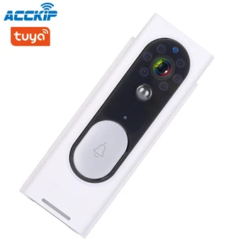 Tuya Home Security Welcome Wireless Doorbell Smart Chimes Doorbell Alarm LED Light with Waterproof Touch Button
Tuya Home Security Welcome Wireless Doorbell Smart Chimes Doorbell Alarm LED Light with Waterproof Touch Button
