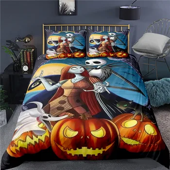 Nightmare before Christmas Pumpkin Beauty Queen Bedding Set 3D Printing Quilt Cover Queen Double Customization
Nightmare before Christmas Pumpkin Beauty Queen Bedding Set 3D Printing Quilt Cover Queen Double Customization