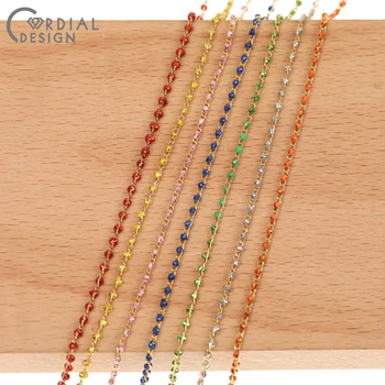 Cordial Design Jewelry Accessories/Hand Made/Shiny Oil Drop/Copper Chain/Jewelry Findings & Components/DIY Parts/Chains Making
Cordial Design Jewelry Accessories/Hand Made/Shiny Oil Drop/Copper Chain/Jewelry Findings & Components/DIY Parts/Chains Making