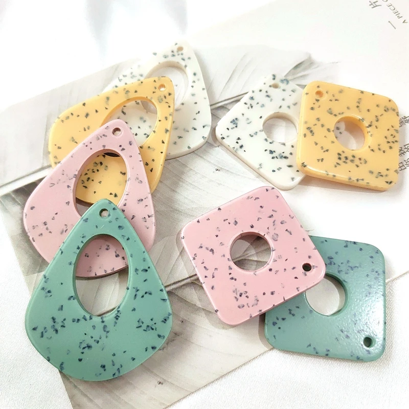 European and American retro temperament wild square Water drop shape acrylic earring accessories jewelry making supplies 4pcs
European and American retro temperament wild square Water drop shape acrylic earring accessories jewelry making supplies 4pcs