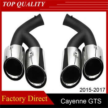 Left & Right Muffler tips use 304 Stainless steel For P-orsche Cayenne GTS 958-2 Exhaust Muffler pipe 2015-2017
Left & Right Muffler tips use 304 Stainless steel For P-orsche Cayenne GTS 958-2 Exhaust Muffler pipe 2015-2017