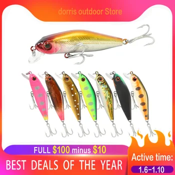 Fishing Lure 2019 minnow 5.1g/5.8cm flaoting hard bait bass shovel isca artificial M433
Fishing Lure 2019 minnow 5.1g/5.8cm flaoting hard bait bass shovel isca artificial M433