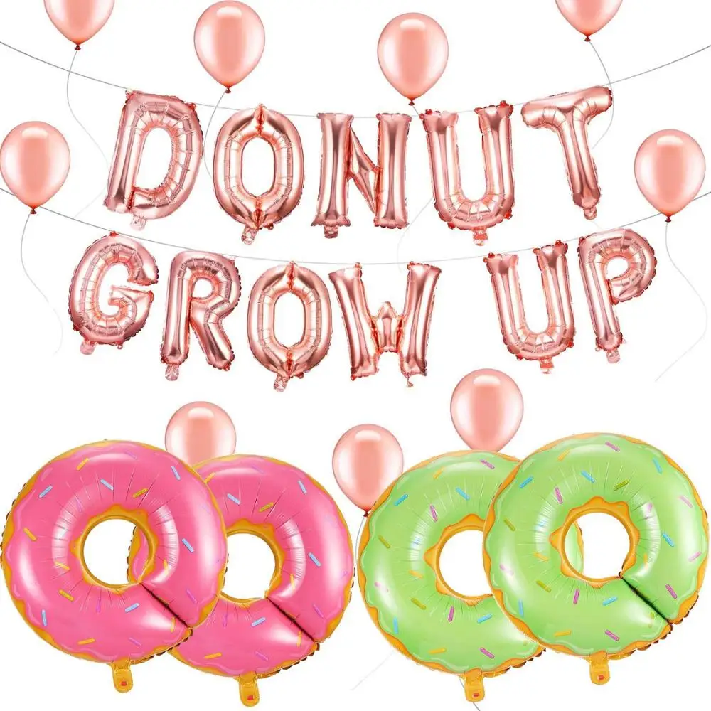 Donut Grow Up Balloons Banner Donut Birthday Party Decorations Donut Theme Party Supplies
Donut Grow Up Balloons Banner Donut Birthday Party Decorations Donut Theme Party Supplies