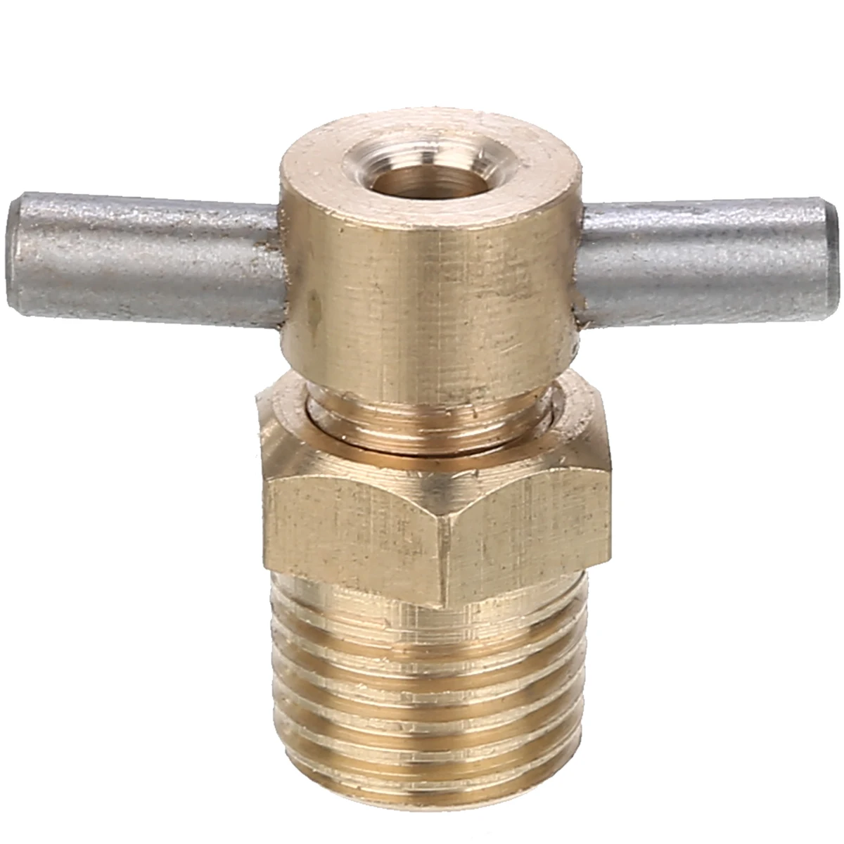 1pc Brass Drain Valve 12mm Diameter Standby Valve 1/4 Inch NPT For Air Compressor Tank Parts