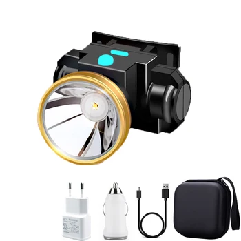 Min High Power USB Rechargeable Headlamp 3 Modes Portable Camping Light Built-in 18650 Battery Waterproof Headlight
Min High Power USB Rechargeable Headlamp 3 Modes Portable Camping Light Built-in 18650 Battery Waterproof Headlight